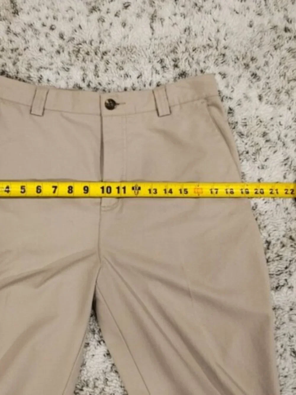 Adidas Athleisure Men's SZ 32 Flat Front Straight Leg Khaki Golf/Casual Pants